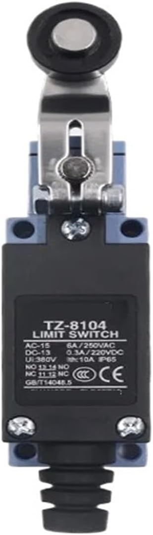 limit switch TZ-8108 Waterproof Double Circuit Small Vertical Travel Switch Rotary Adjustable Roller Mini Limit Switch 8104/05/09/11/22/68 limit switch (Color : TZ-8122)