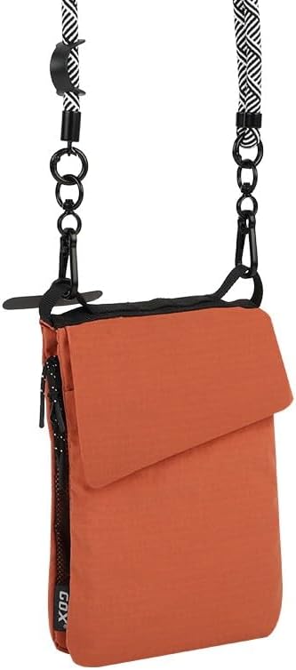 GOX Neck Wallet for Traveling Women,RFID Blocking Crossbody Wallet