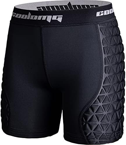 COOLOMG Women Sliding Shorts Softball Padded Slider Shorts Compression Underwear for Baseball Lacrosse Cricket