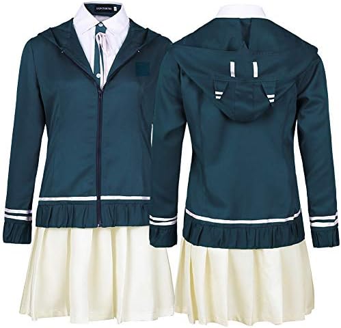 Cosplay Ibuki Mioda Mikan Tsumiki Asahina Aoi Chiaki Nanami Cosplay Outfits Uniforms Cosplay Costumes Green, XL