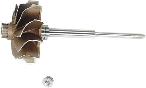 Turbo Wheel Shaft Turbine Fits for Holset 3591248 3592766 3538881 4050036 HX35 HX35W HX40 HX40W HIE HIC HE351CW HE341 HE351 Dodge Cummins Truck Turbocharger 12 Blades 67mm X 76mm
