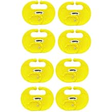 10pcs Calf Weaning Nose Ring,Cow Nose Thorn,Cattle Prevent Sucking Equipment, Cow Nose Ring Farm Livestock Animal Weaner Red Plastic Weaning Tool for Calf Cattle Prevent Sucking