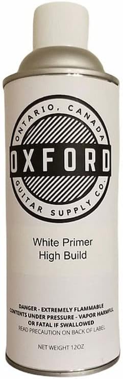 Solo Guitars Oxford Aerosol Nitrocellulose Lacquer White Primer