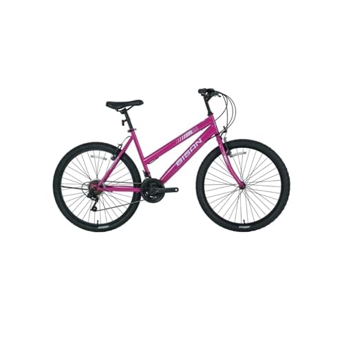 Bisan Sentıero Kadın Dağ Bisikleti 42Cm V 24 Jant 21 Vites Mor Beyaz