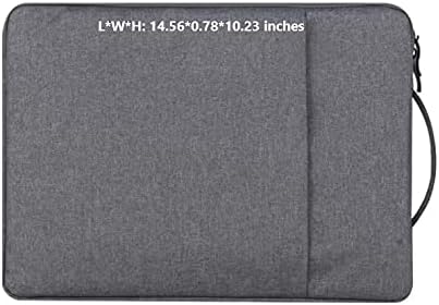 15 INCH Laptop Sleeve Case Water Resistant Bag with Double Zipper (15 Inch, Dark Grey)