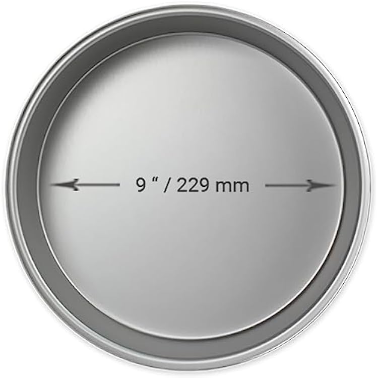 PME Professional Aluminum Baking Pan Round 9 x 2in