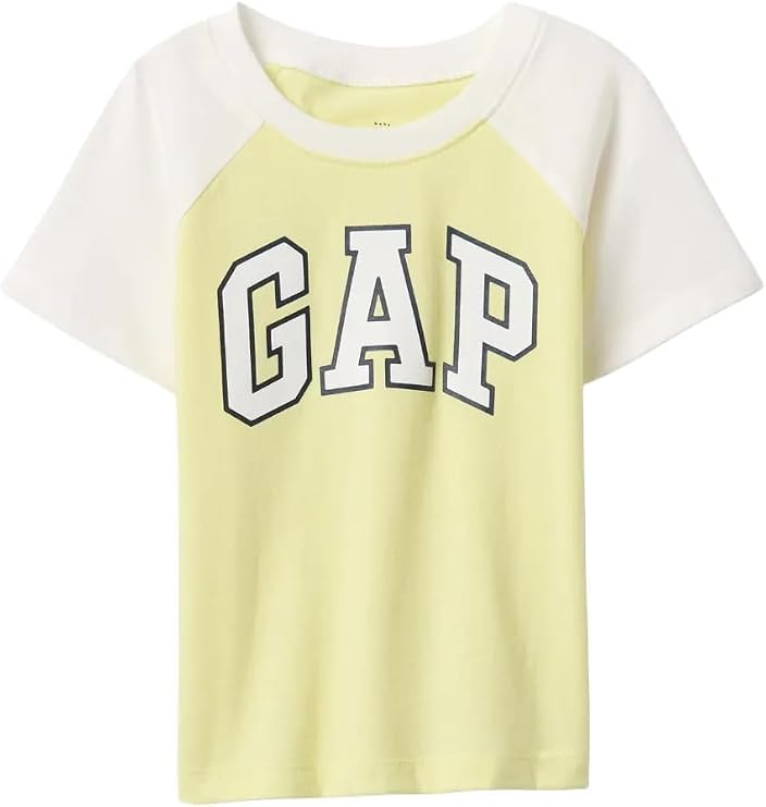 Gap Baby Boys' Short Sleeve Logo Raglan Tee
