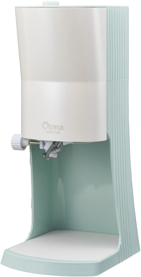 Doshisha Electric Fluffy Snow Shaved Ice Maker with 2 Ice Trays Medium Frozen Fruits, Even Fluffier 2022 Model, Green