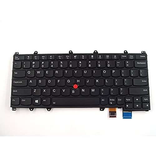 Parts for Lenovo ThinkPad Yoga 370 Keyboard US English Backlit Black 01EN386 01AV675