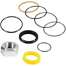 7135551 Tilt Hydraulic Cylinder Seal Kit Fits for Bobcat Skid Steer Loader 630 641 642 643 653 730 731 732 741 742 743 751 753 7753 843 853 Replace for 6804605