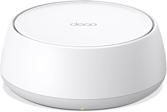 TP-Link Deco BE25 1-pack, BE3600 Mbps, 2× 2.5 Gbps Portlar, AI Destekli Çoklu İşlem Kabiliyeti, 150 Cihaza Kadar Bağlanılabilirlik, VPN, WPA3, Dual-Band Wi-Fi 7 Mesh Sistemi