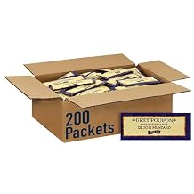 Grey Poupon Single Serve Dijon Mustard Packet, 0.25 FL OZ
