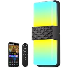 Smart Outdoor Wall Lights, 1500LM RGBCW Porch Lights with 44 Scene Modes, DIY Color Effects, IP65 Waterproof Security Light Works with Alexa, Google Assistant for Patio Christmas Decor 1 Pack