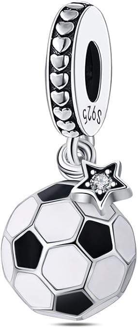 LNQOBU 925 Sterling Silver Charms for Bracelets Dangle Pendant fit Pandora Bracelets or Necklaces Jewelry Woman Gift Beads Charm (With one Spacer Beads)