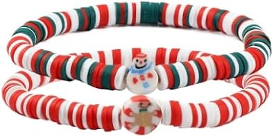Thanksgiving Stackable Beaded Holiday Bracelets Set for Women