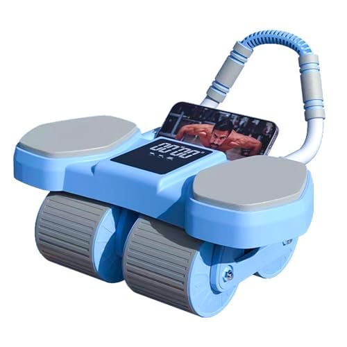 Ab roller wheel,The upgraded four-wheel abdominal wheel used for enhancing abdominal muscle exercises is abdominal fitness wheel that is more suitable for the home gym., Blue