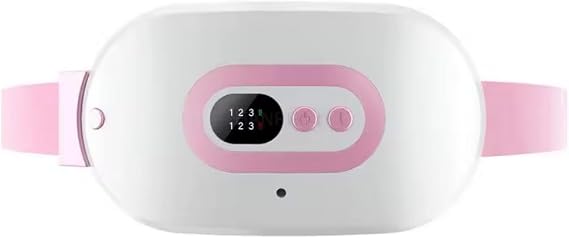 Menstrual Period Abdominal Waist Hot Heating Vibration Massage Pillow Device Cramp Reducer 3 Stages