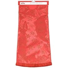 Holiday Time 48-Inch Tree Skirt, Red Snowflake