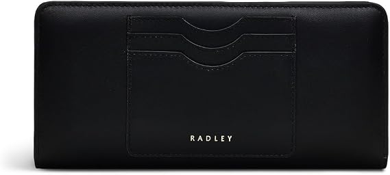 RADLEY London Drury Grove Women's Large Leather Bifold Wallet, (Black)