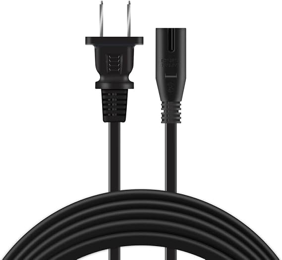 Marg 6ft AC Power Cord for Sony PlayStation PS1, PS2 Fat XB Outlet Socket Plug Cable