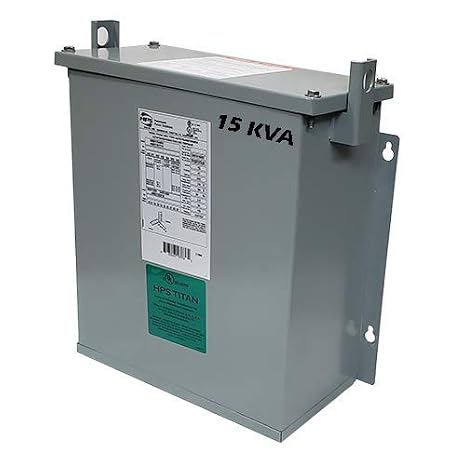 15 kVA WYE 240Y/208Y Volt Primary to 208Y/240Y Volt Secondary 3 Phase Transformer