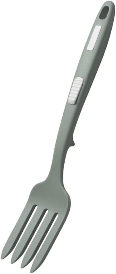 Silicone Fork Heatproof Dinner Forks Serving Fork Silicone Cooking Fork Multifunctional Nonstick Blending Fork for Kitchen Stir Cooking Utensil