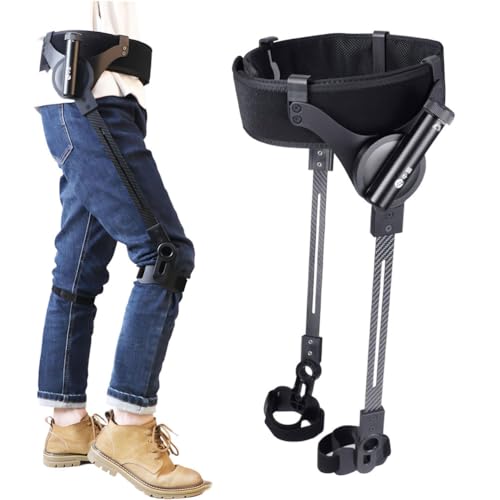 Wearable Power Walking Aid, Exoskeleton Assistance for Walking,3 Level Adjustable Strength,Exoskeleton Booster Equipment Legs Bionic for Elderly, Hiking, Travel & Daily Mobility Support,Both Legs s