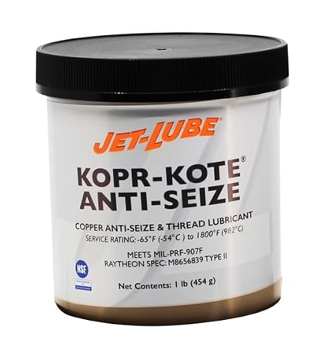 Jet-Lube 10009 Kopr-Kote Anti-Seize 1 lb Wide Mouth Container