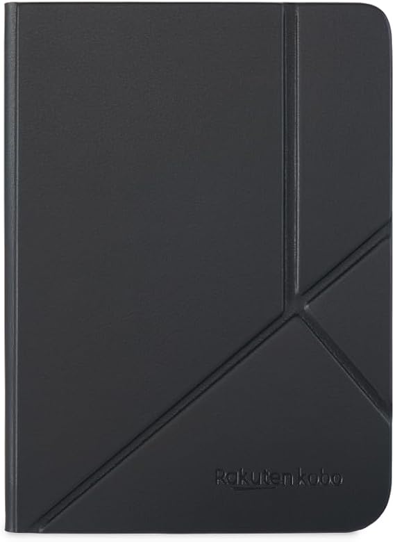 Kobo Clara Colour/BW SleepCover Case, Black, Vegan Leather | Sleep/Wake Technology, Built-in 2-Way Stand, Vegan Leather, For 6” Clara Colour/BW