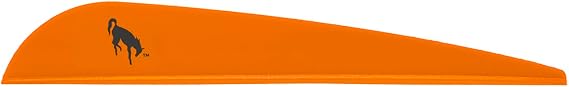 Bohning 4" Bronco Vane, Neon Orange, 36pk