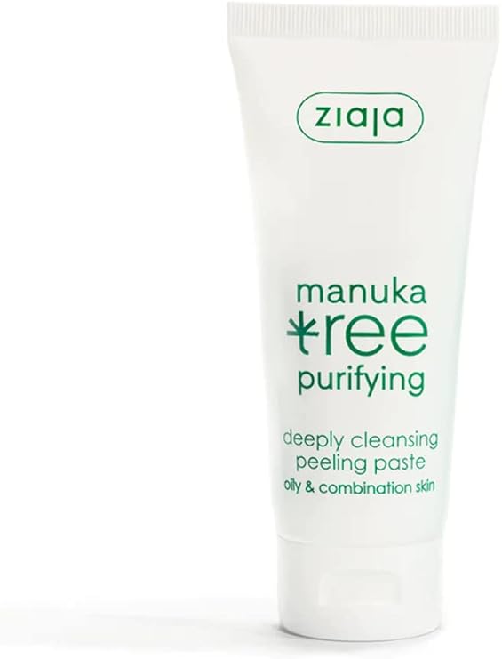Ziaja Manuka Tree Facial Peeling Paste - Unclogs Pores Reduces Imperfections