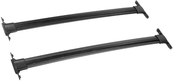 Car Roof Rack Cross Bars Compatible for Toyota 4 Runner 2010-2022 Luggage Kayak Cargo Carrier Aluminum Roof Rack Rail 45-50KG Load Black Universal Roof Rack Crossbars Raised Rails