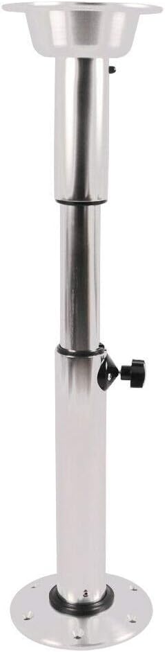 Adjustable Boat Table Pedestal,Aluminum Adjustable Table Legs Table Base RV Dinette Table Boat Table RV Table Base Mount for RV Marine Caravan Motorhome 22"-28"