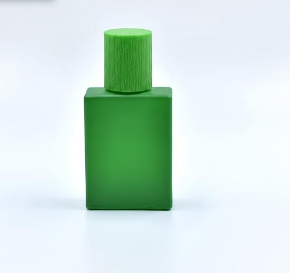 Boş Parfüm Şişesi, Yeşil Zarafet Kare Tasarımı, Kolay Doldurulabilir, 30ml