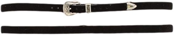 M&F Western Products M&f Suede Tipped Hat Band Silver | Decorative headwear accessory, adjustable fit, soft textured ends, classic cowboy styling