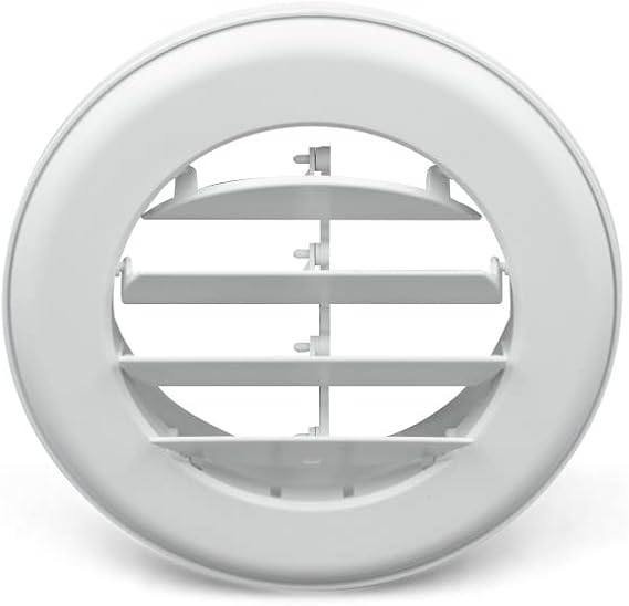 RV Camper 1.5 Flange CoolVent Deluxe Adjustable Ceiling AC Vent Polar White PN 94271