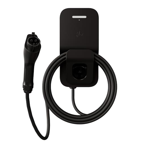 FLO Home X3 Level 2 Electric Vehicle Charging Station, 12 kW at 50 amp240 V, Fast Home Charging for All EVs J1772, Hardwired, ULEnergy Star Certified, 25 ft Cable, Toughest Outdoor Rating