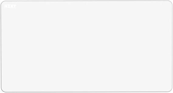 NZXT Zone - XL Gaming Mouse Pad - Micro-Weave Cloth Surface - Balanced Speed and Control for All Playstyles - Spill-Resistant, Anti-Slip Base, Reinforced Edges - White