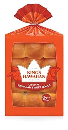 King's Hawaiian Original Hawaiian Sweet Rolls 12 CT (Pack of 1)