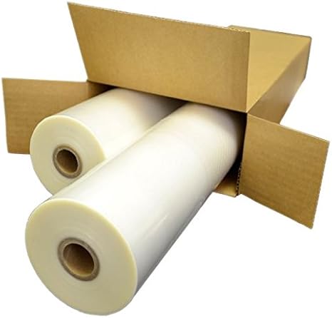 Signature Thermal Roll Laminating Film - 1.5mil 25" x 500' x 1" Core Glossy - 2 Rolls/Box