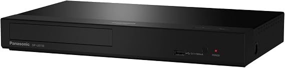Panasonic 4K Blue Layer, Ultra HD Premium Video Playback and High Definition Audio - DP-UB150-K Black