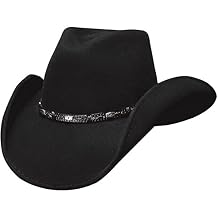 Bullhide Hats 0381Bl Cowboy Collection Wild Horse Black Cowboy Hat