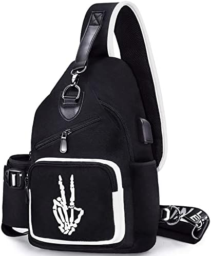 Casual Sling Bag for Boys Men, Small Chest Pack for Travel Sport College School