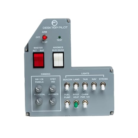 Desktop Pilot - C172 Switch Panel for Flight Simulators