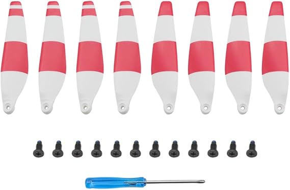 8PCS PC Propeller Blades Compatible With For DJI Lito X1 Lito1, Lightweight Aerodynamic 7.5x1.7x0.6cm Wings, Enhance Outdoor Flight Performance(E)