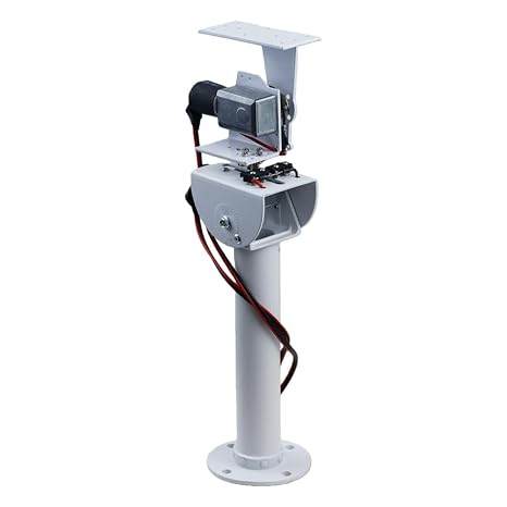 Dual-Axis Pan-Tilt, X-Axis Y-Axis DC Solar-Powered Tracking Monitoring, Heavy-Load High-Torque All-Metal for Robots