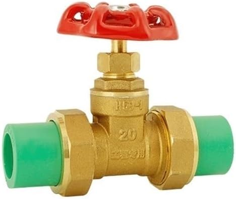 Brass Union Gate Valve PPR Pipe PE Pipe Tap Water Pipe Valve Switch DN25/DN20 DN32 DN40(DN20Green)