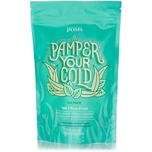 Perfectly Posh - Pamper Your Cold Shower Tablets - Essential Oil Blend of Peppermint, Eucalyptus, Pink Grapefruit & Tea Tree Oil - Pack of 6
