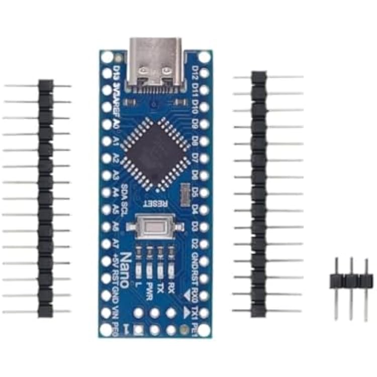 3.0 C - ATmega328PB Controller with CH340 Driver for Easy Setup and Versatile Power OptionsNano IO Shield