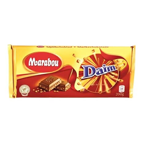 Marabou Mjolkchoklad Daim Milk Chocolate With Daim 200g